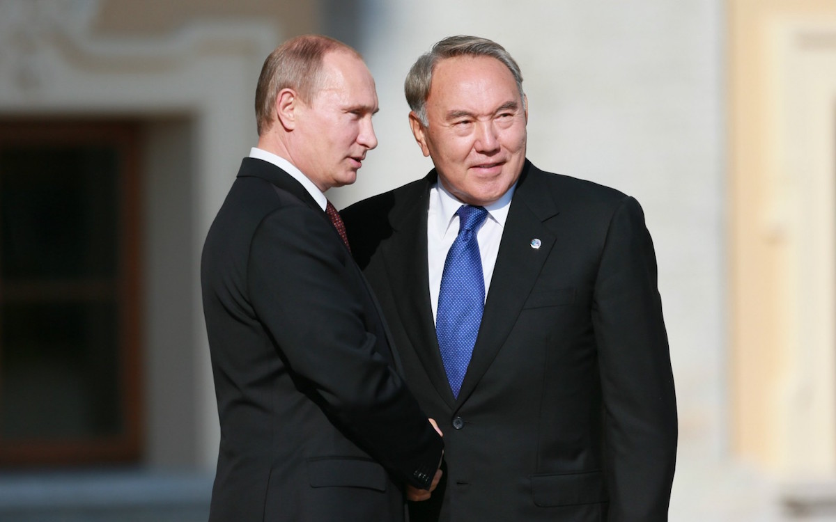 Встреча Путина и Назарбаева в Челябинске