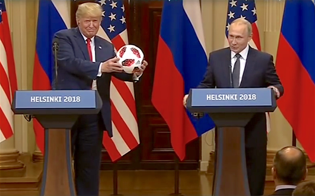 Трамп и Путин в Хельсинки